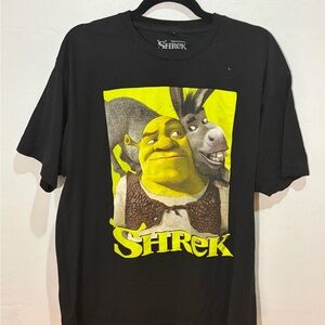 Dreamworks Black Shrek Graphic Tee